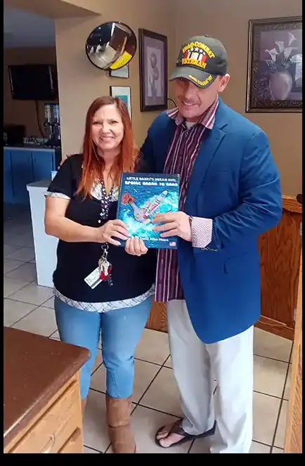 Book Author and Veteran David Haave at Hotel Rolla MO 2024 -- David Haave